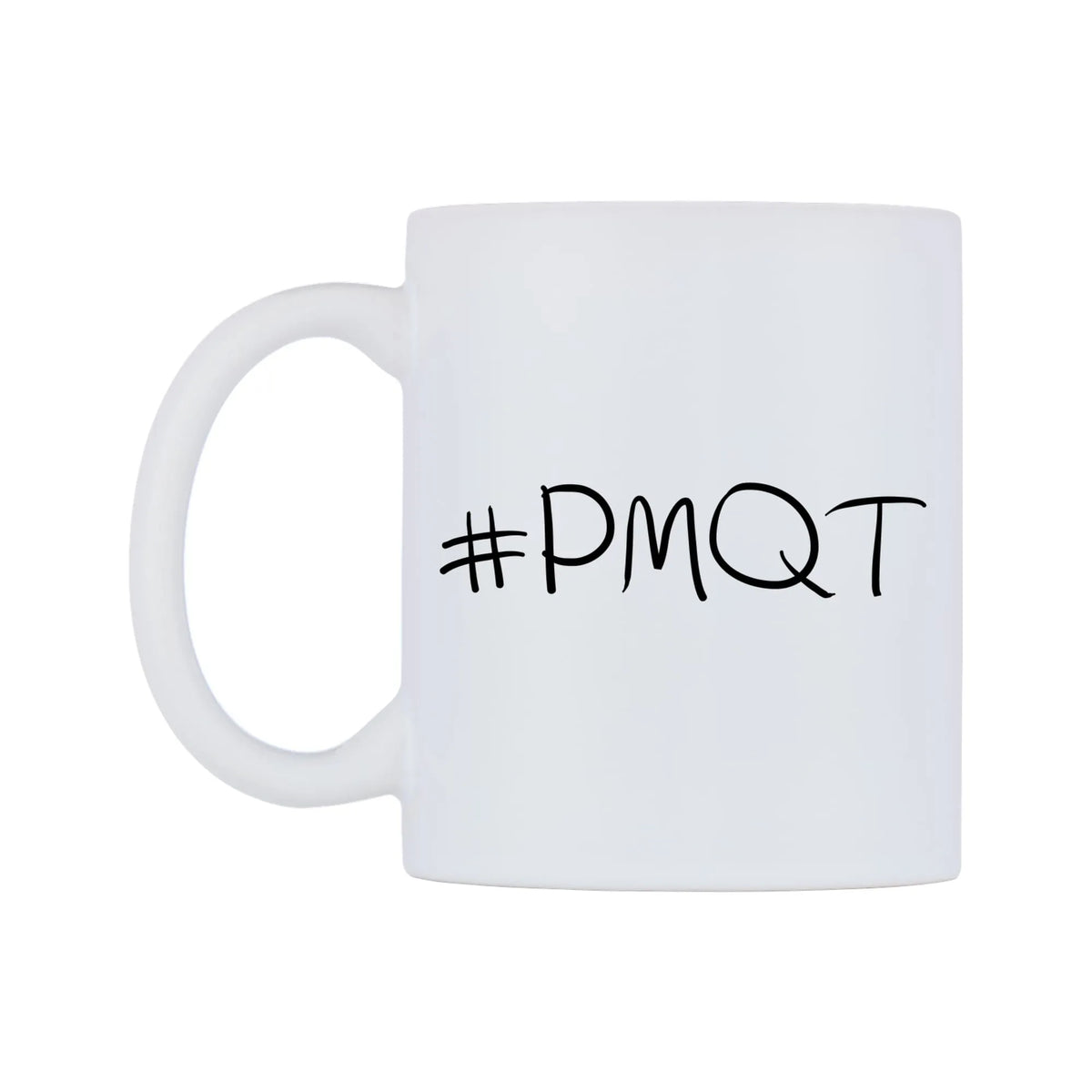 PMQT Mug — mug, right side, on a white background