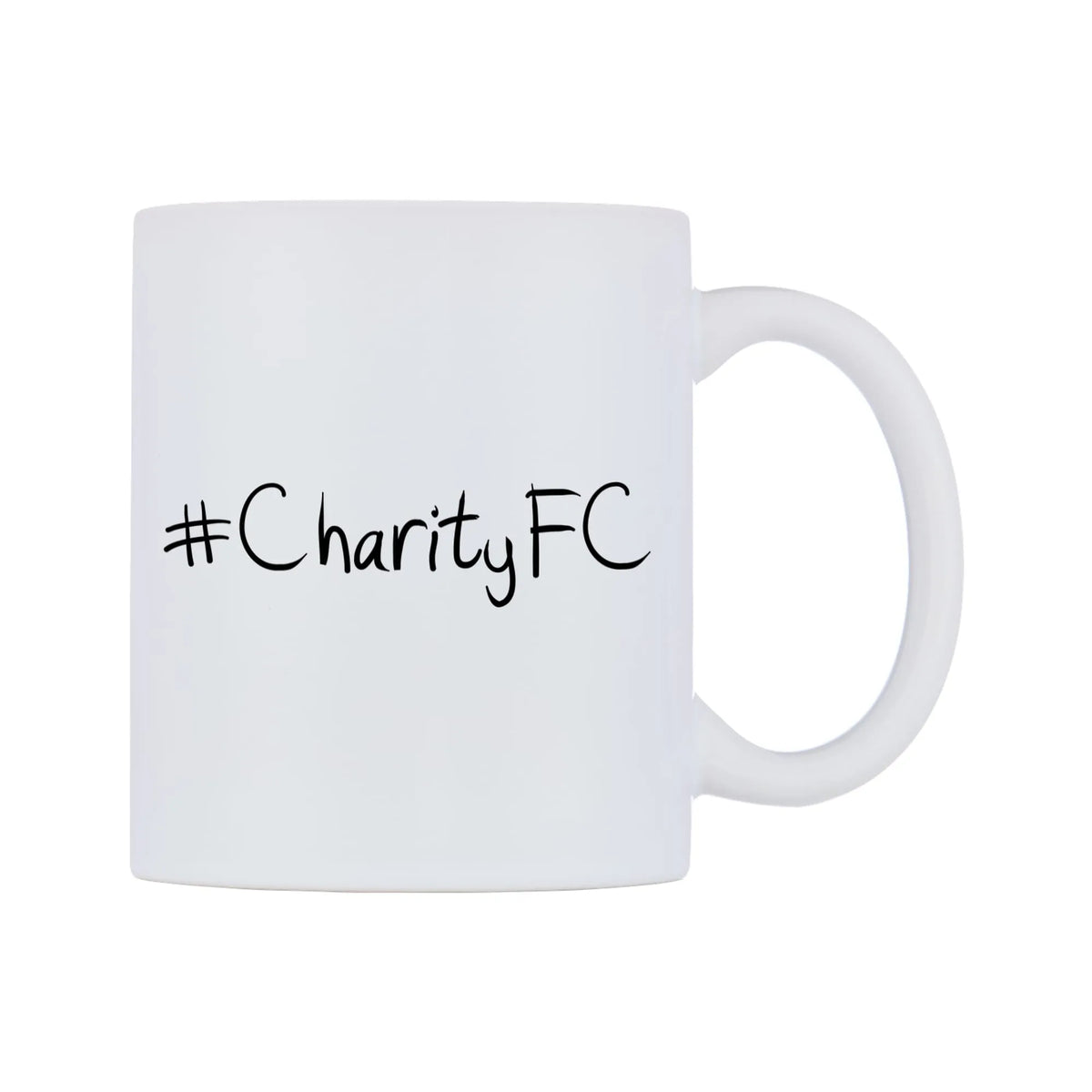 CharityFC Mug — mug, left side, on a white background