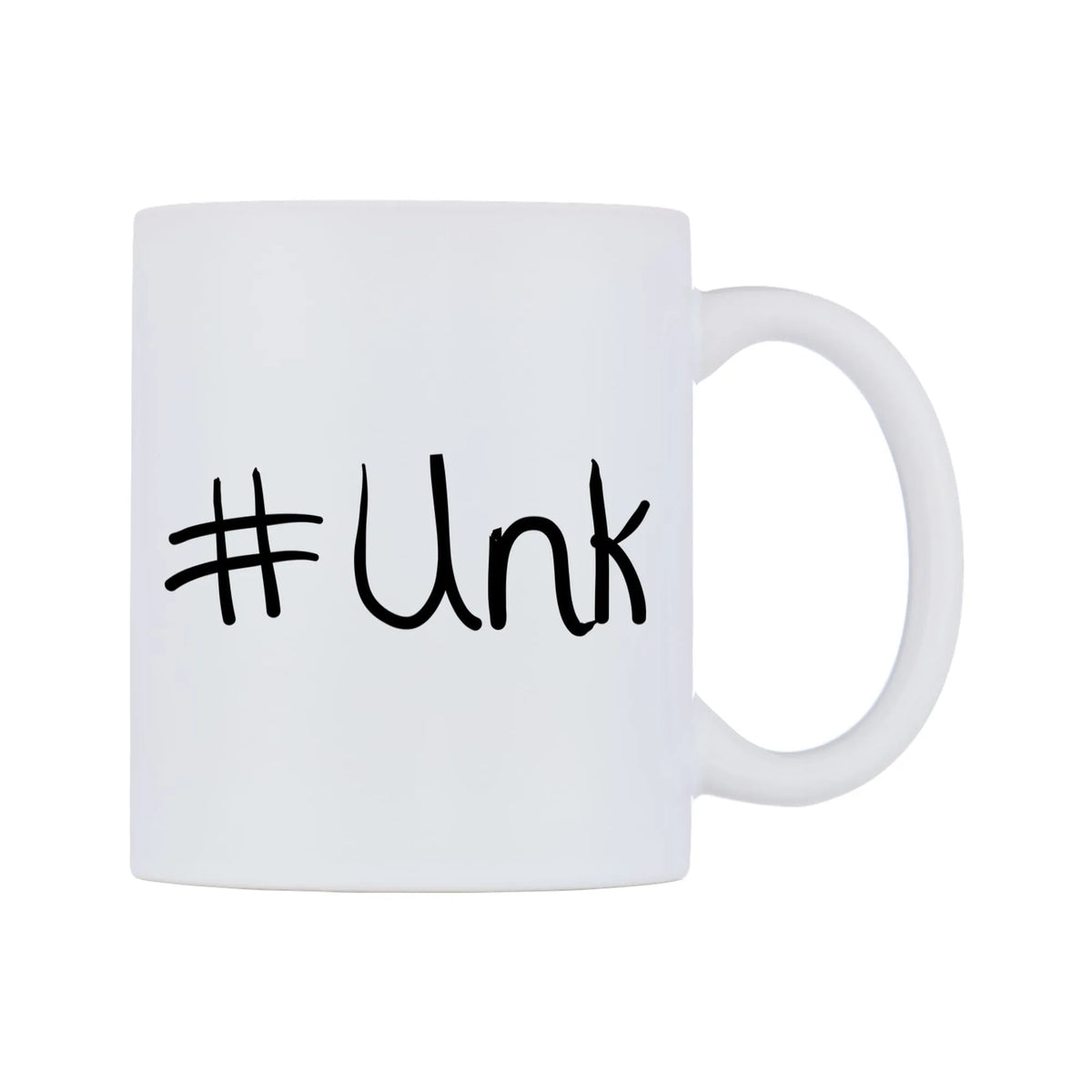 Unk Mug — mug, left side, on a white background