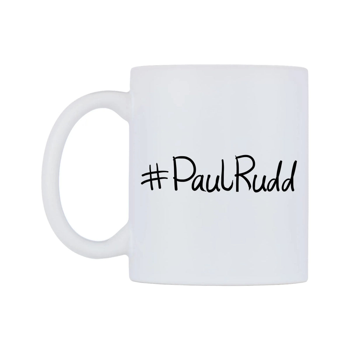 PaulRudd Mug — mug, right side, on a white background