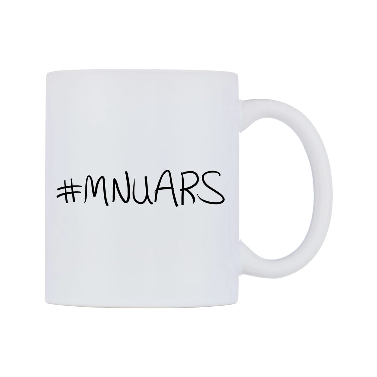 MNUARS Mug — mug, left side, on a white background