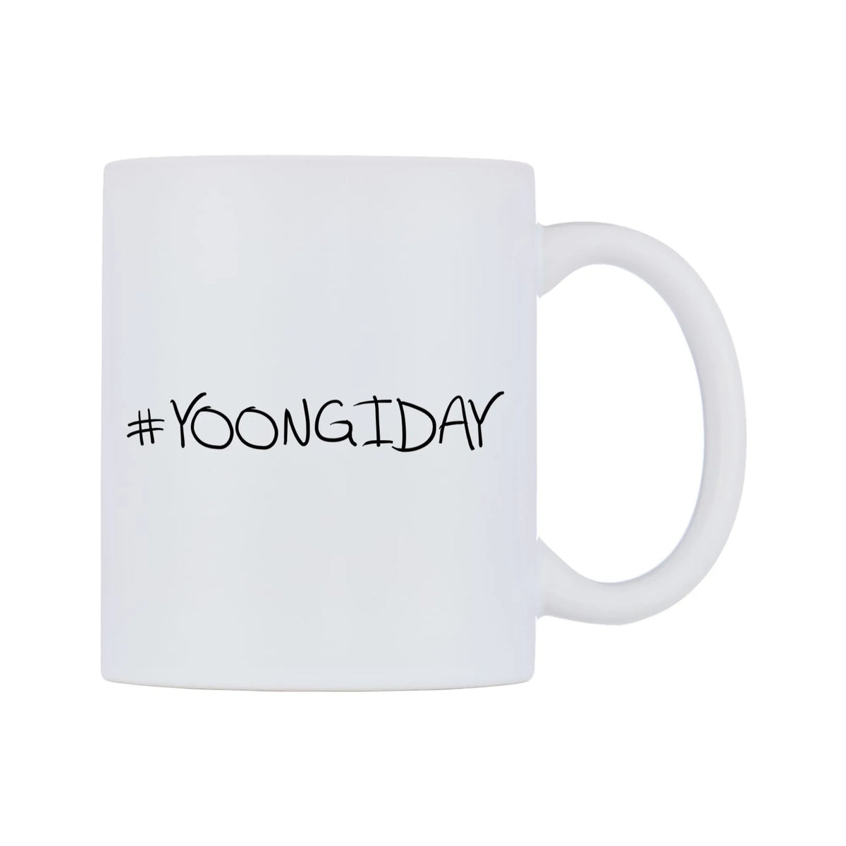 YOONGIDAY Mug — mug, left side, on a white background