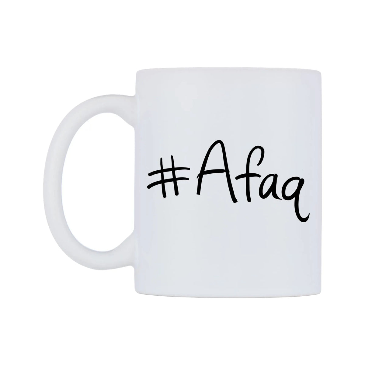 Afaq Mug — mug, right side, on a white background