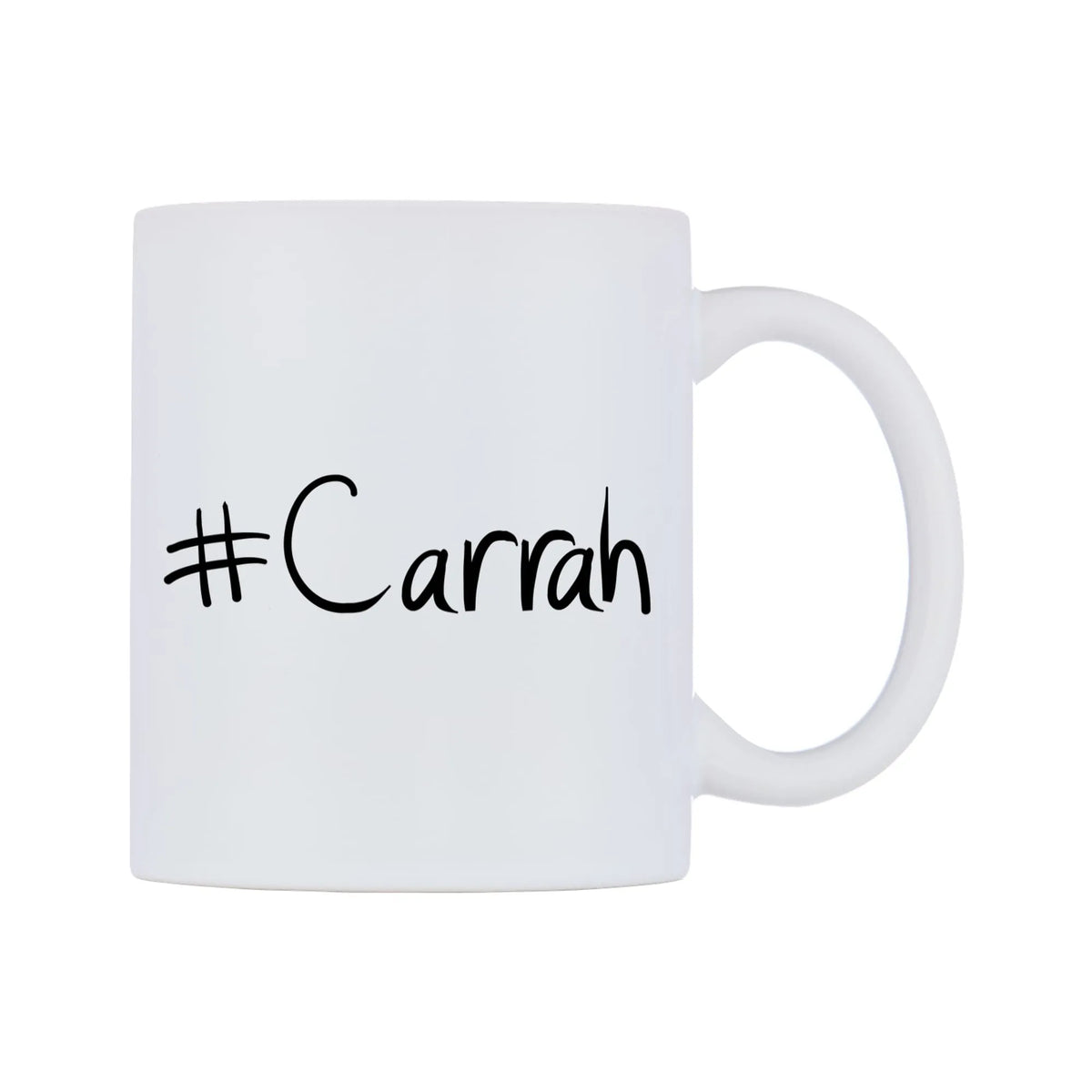 Carrah Mug — mug, left side, on a white background