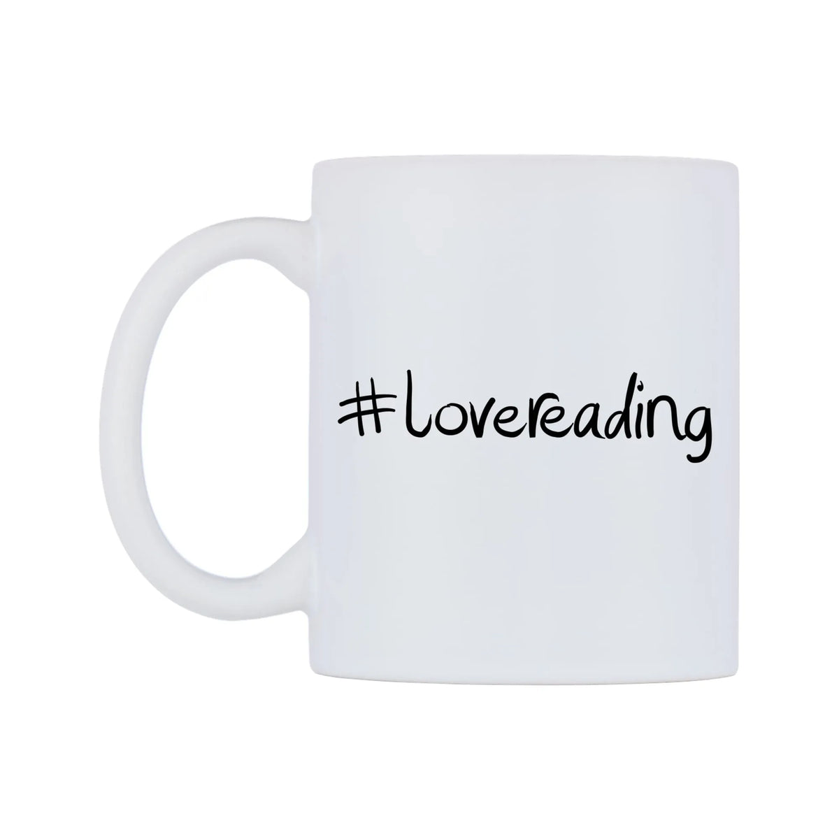 lovereading Mug — mug, right side, on a white background