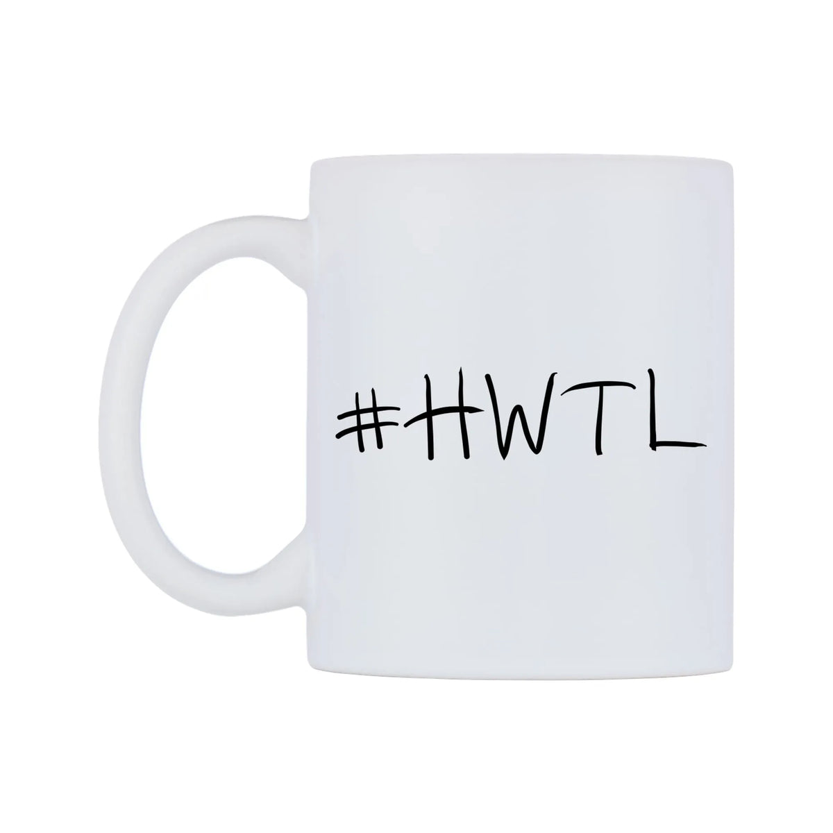 HWTL Mug — mug, right side, on a white background