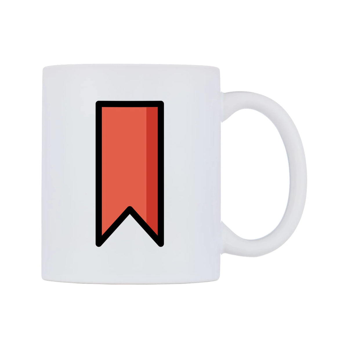 Bookmark Emoji Mug — mug, left side, on a white background