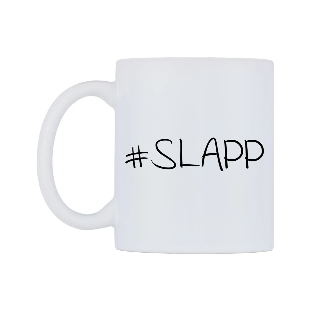 SLAPP Mug — mug, right side, on a white background