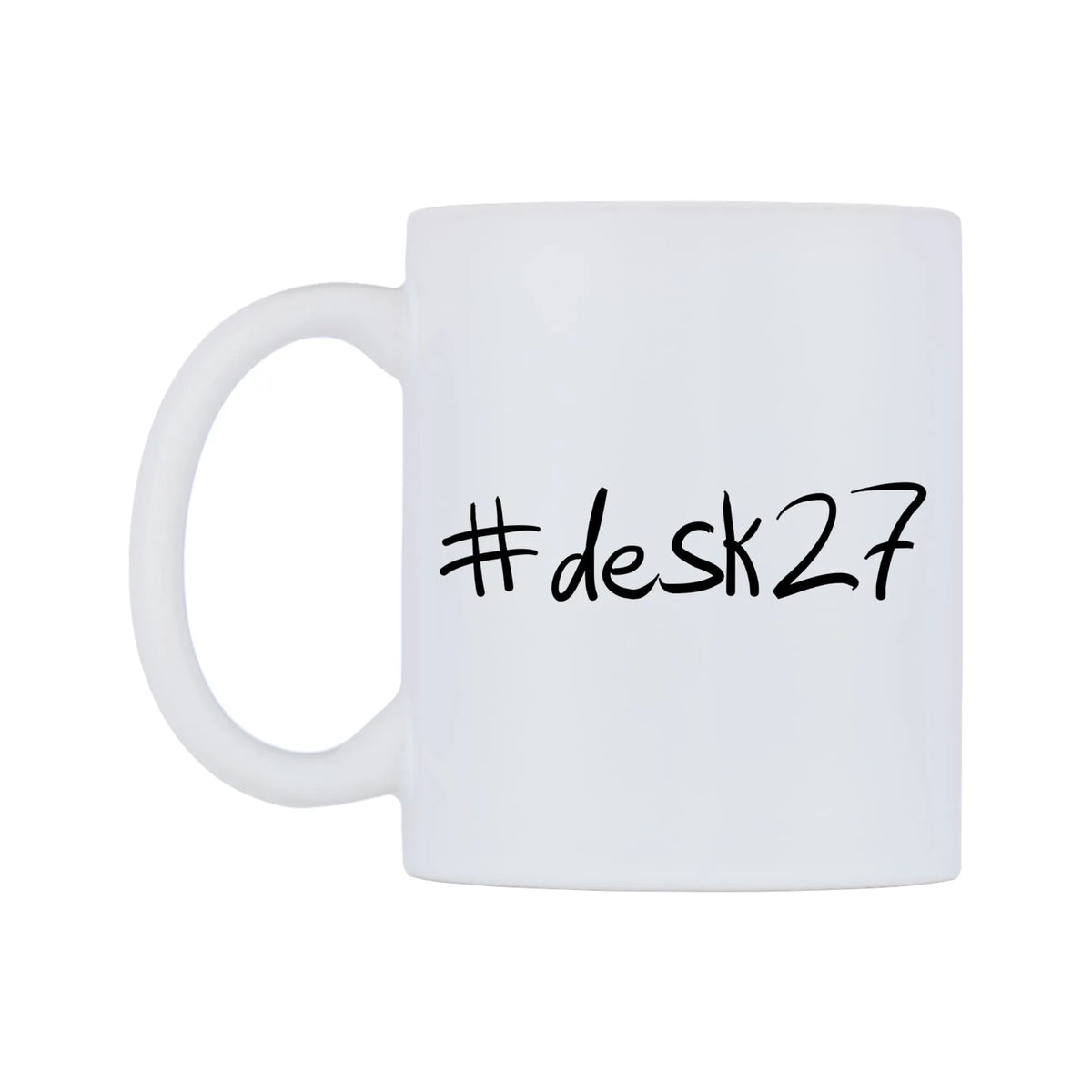 desk27 Mug — mug, right side, on a white background