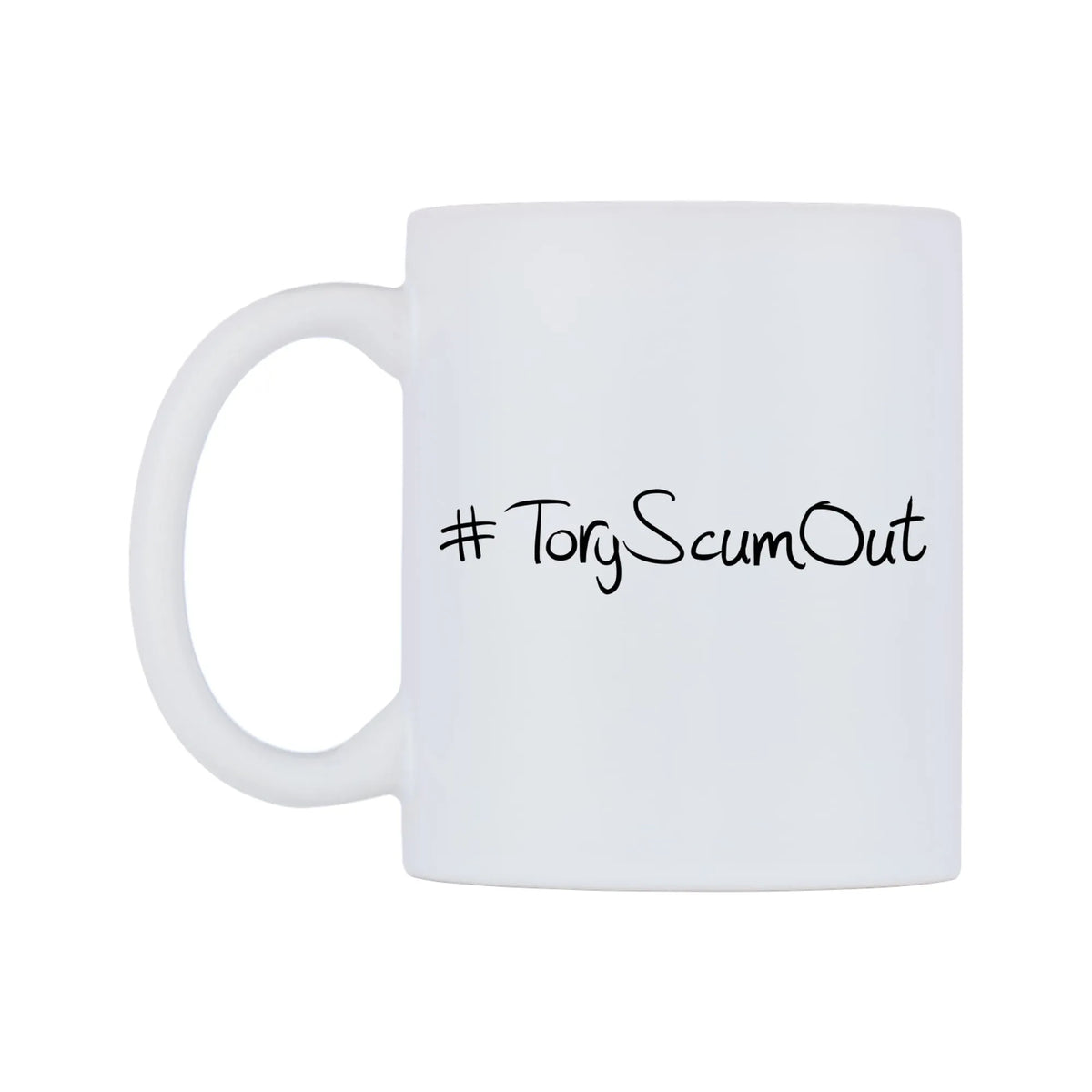 ToryScumOut Mug — mug, right side, on a white background