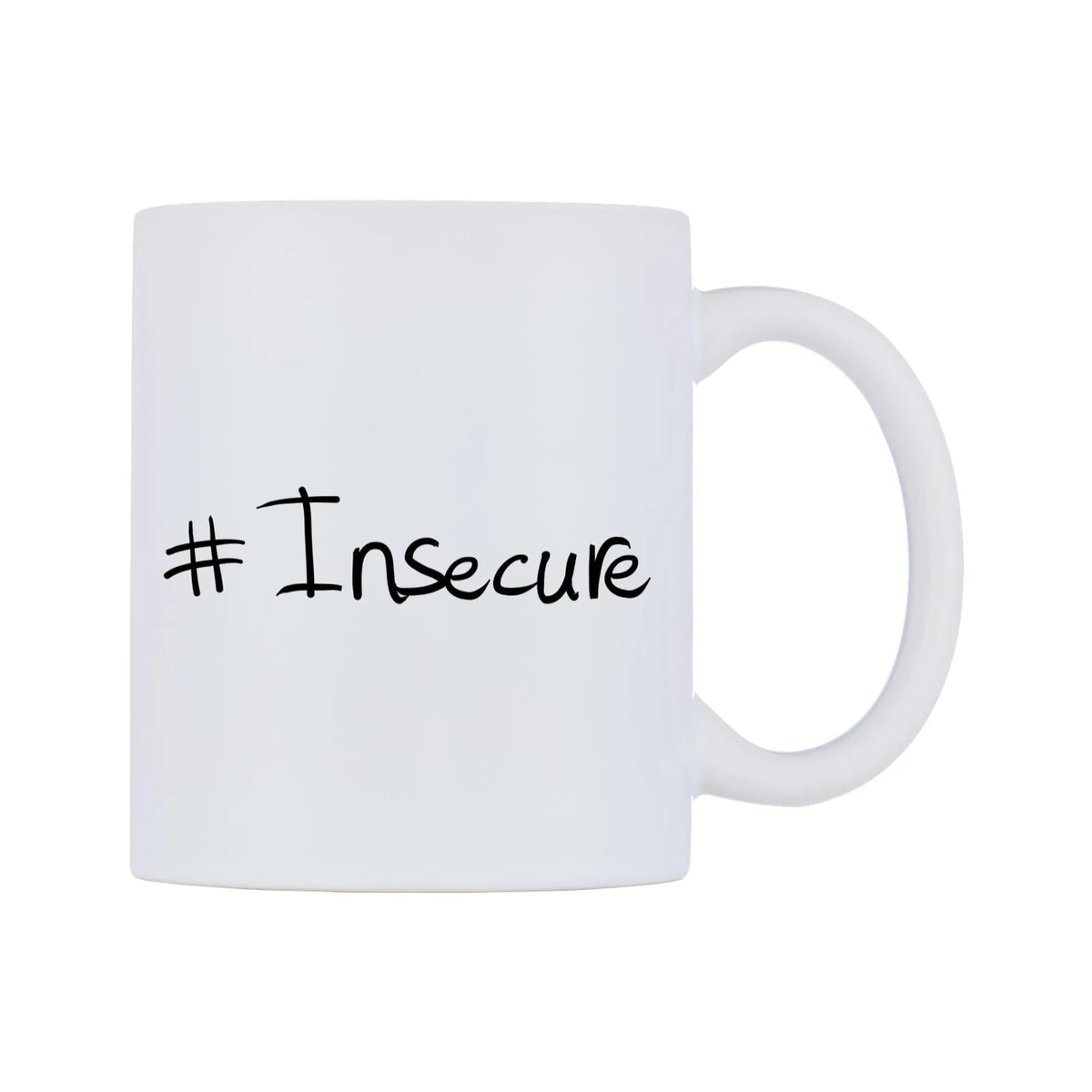 Insecure Mug — mug, left side, on a white background