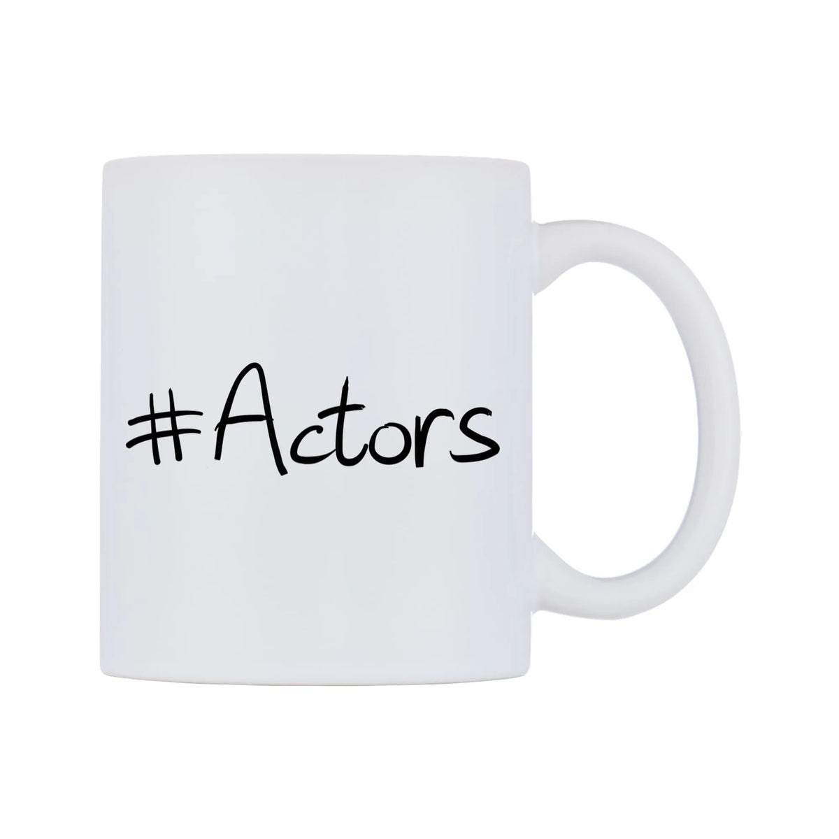 Actors Mug — mug, left side, on a white background