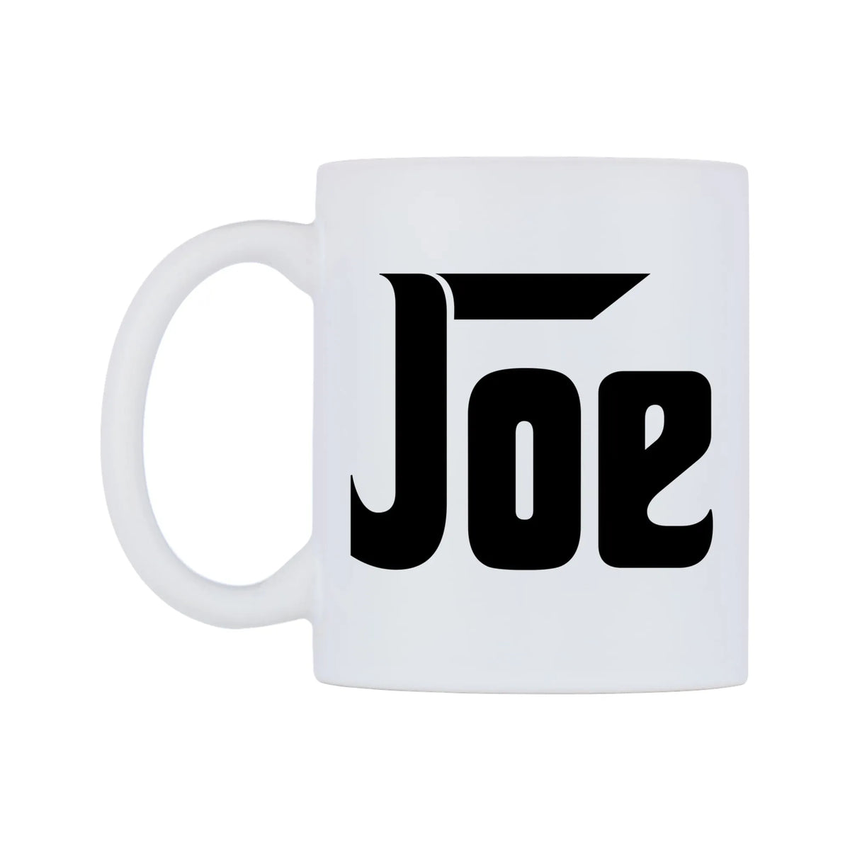 Joe - Godfather Themed Mug — white 11oz gloss mug, right side, on a white background
