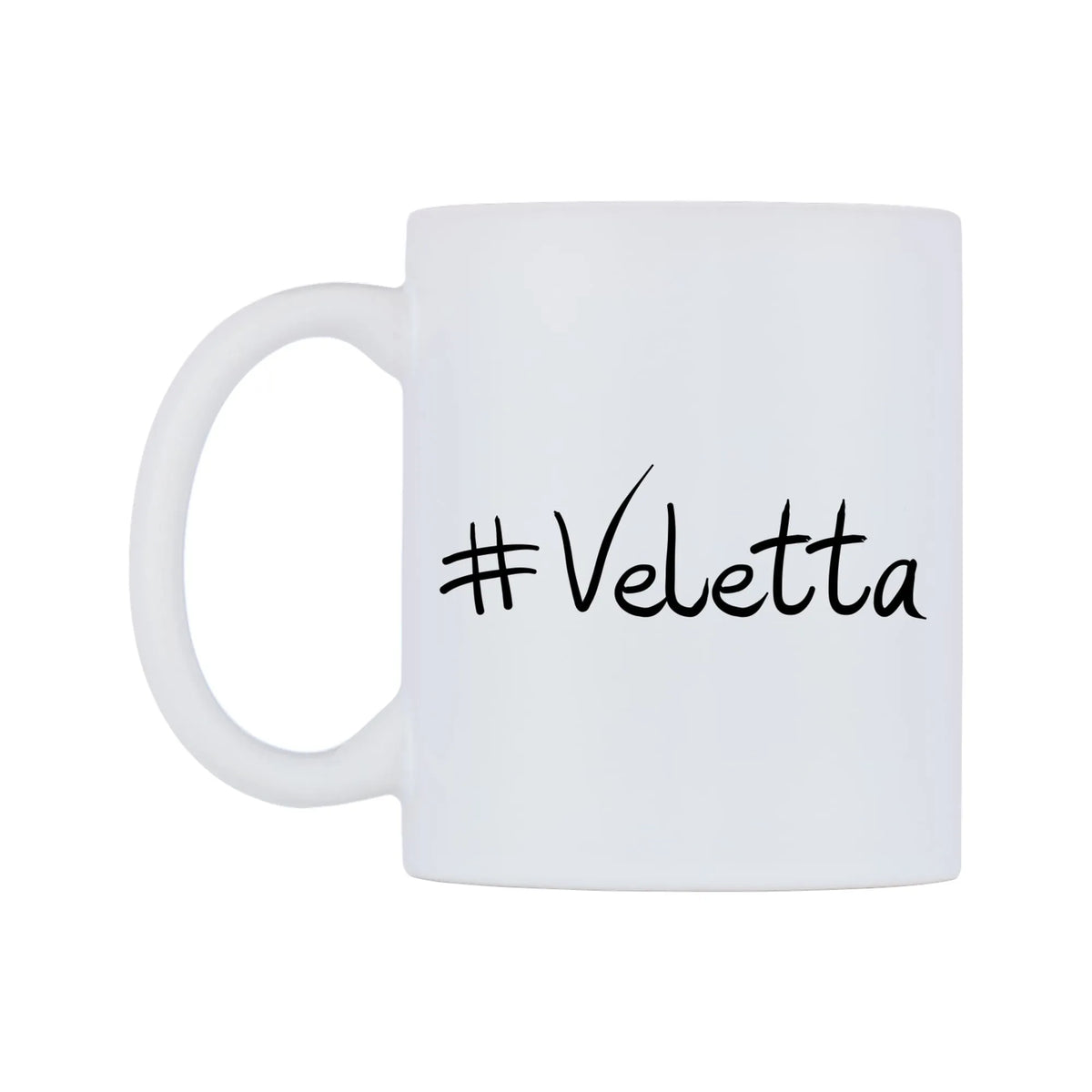 Veletta Mug — mug, right side, on a white background