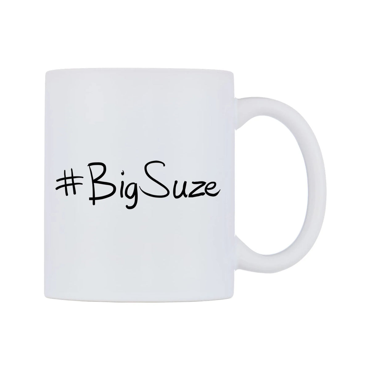 BigSuze Mug — mug, left side, on a white background