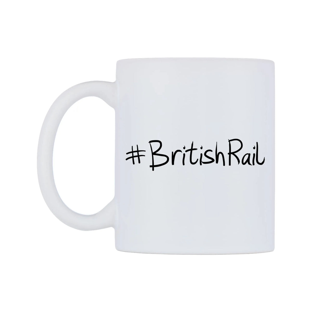 BritishRail Mug — mug, right side, on a white background