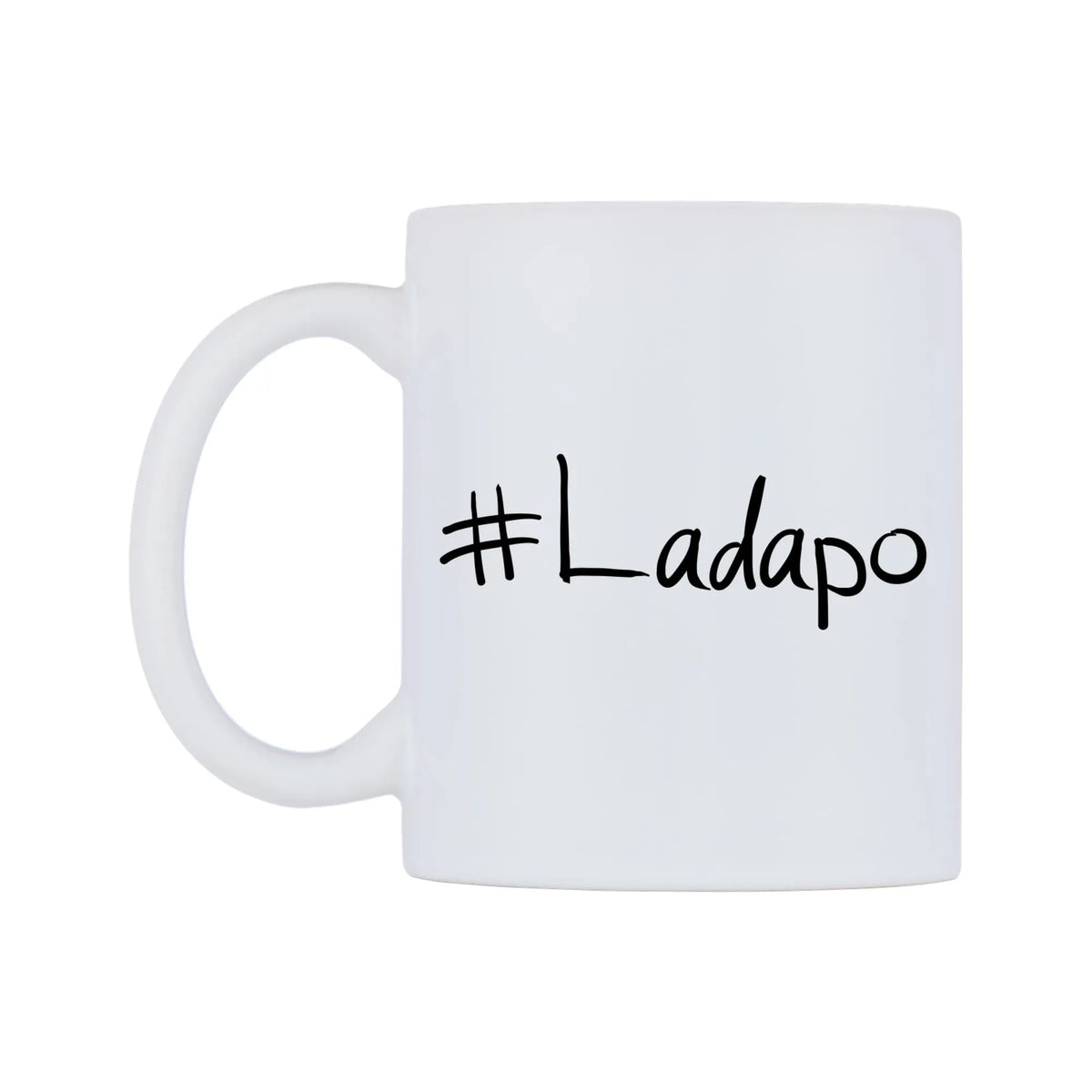 Ladapo Mug — mug, right side, on a white background
