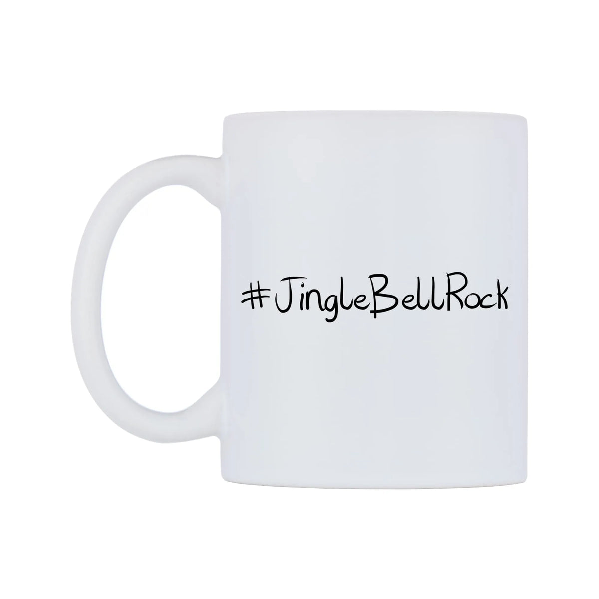 JingleBellRock Mug — mug, right side, on a white background