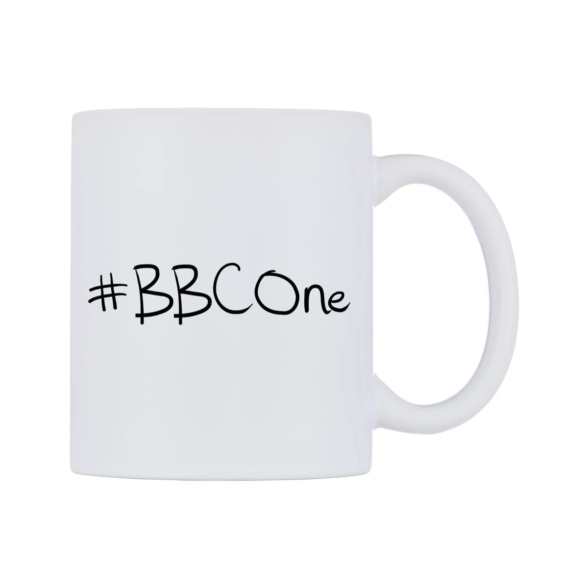 BBCOne Mug — mug, left side, on a white background
