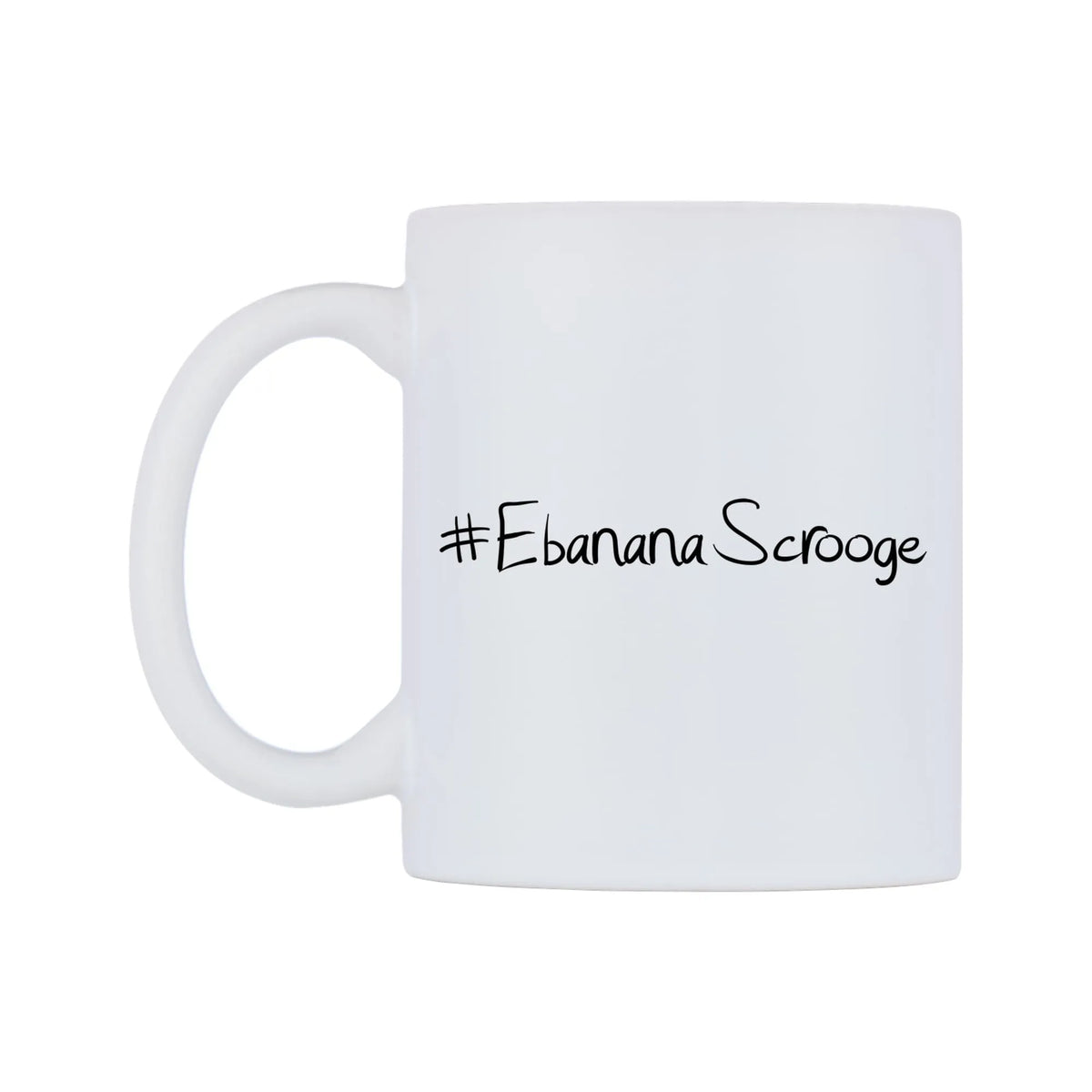 EbananaScrooge Mug — mug, right side, on a white background