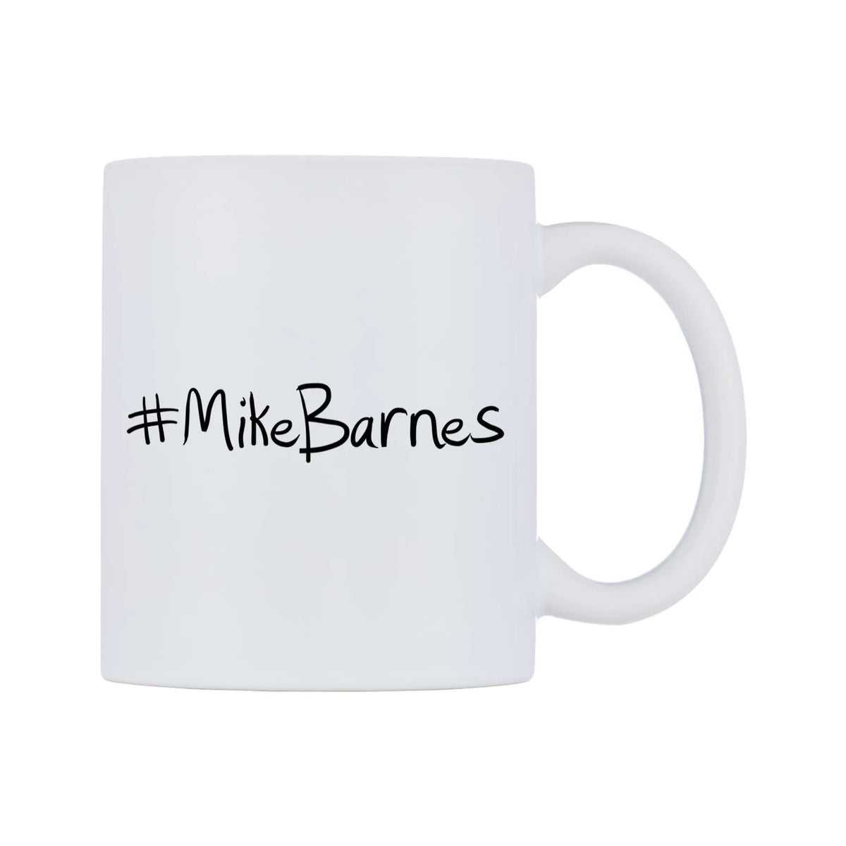 MikeBarnes Mug — mug, left side, on a white background