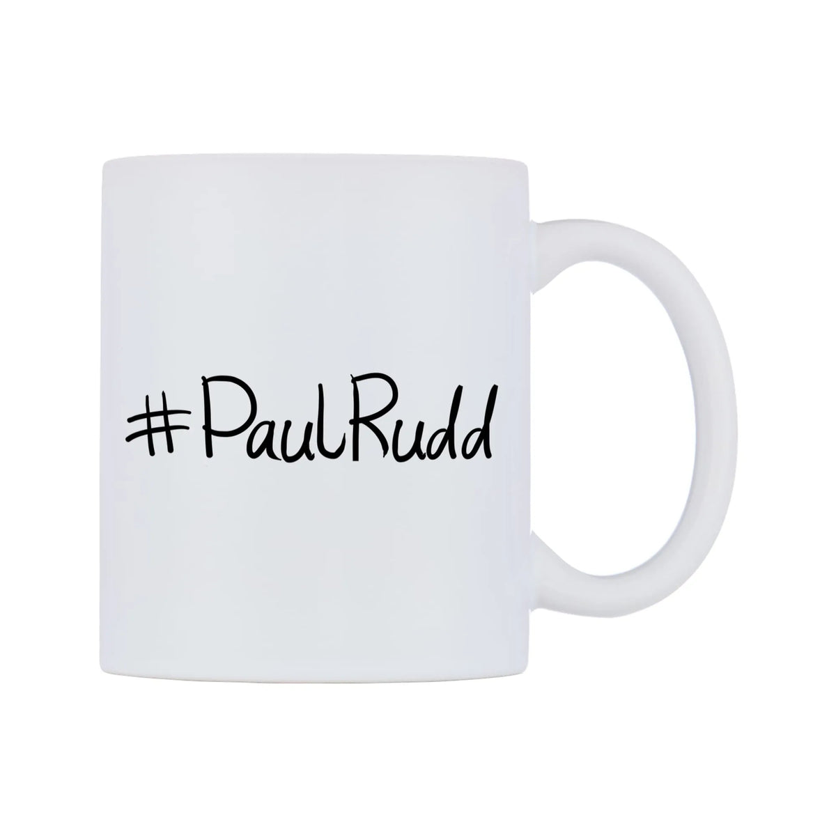 PaulRudd Mug — mug, left side, on a white background