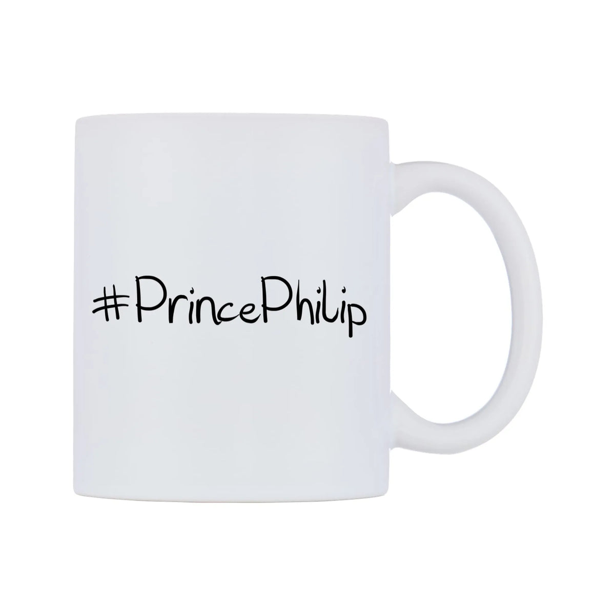 PrincePhilip Mug — mug, left side, on a white background