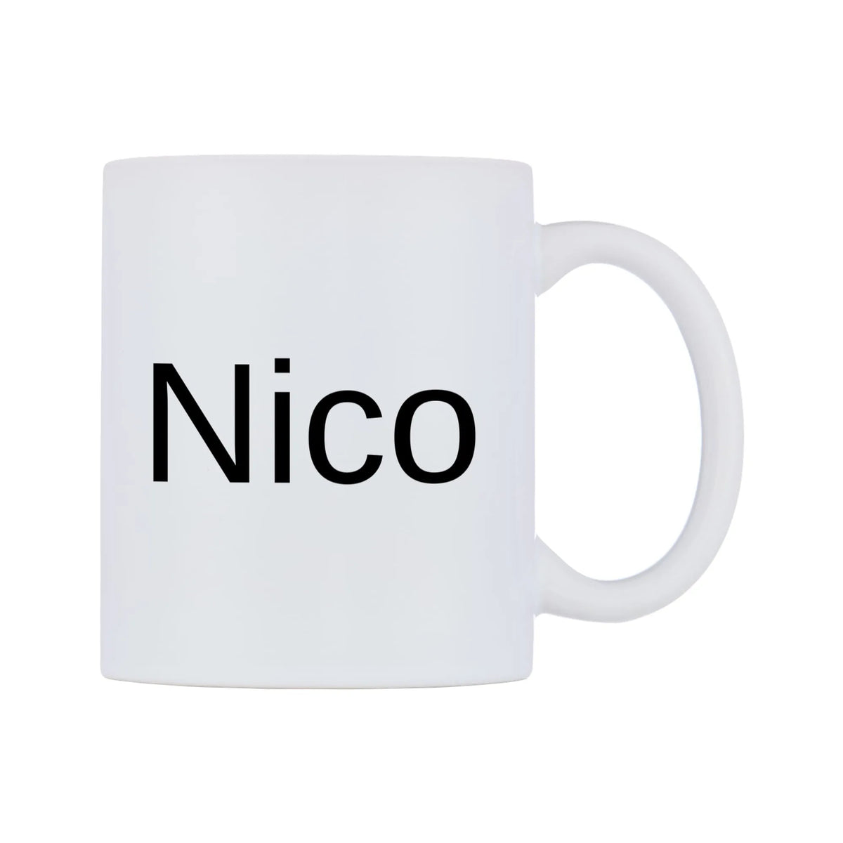 Nico Mug — mug, left side, on a white background