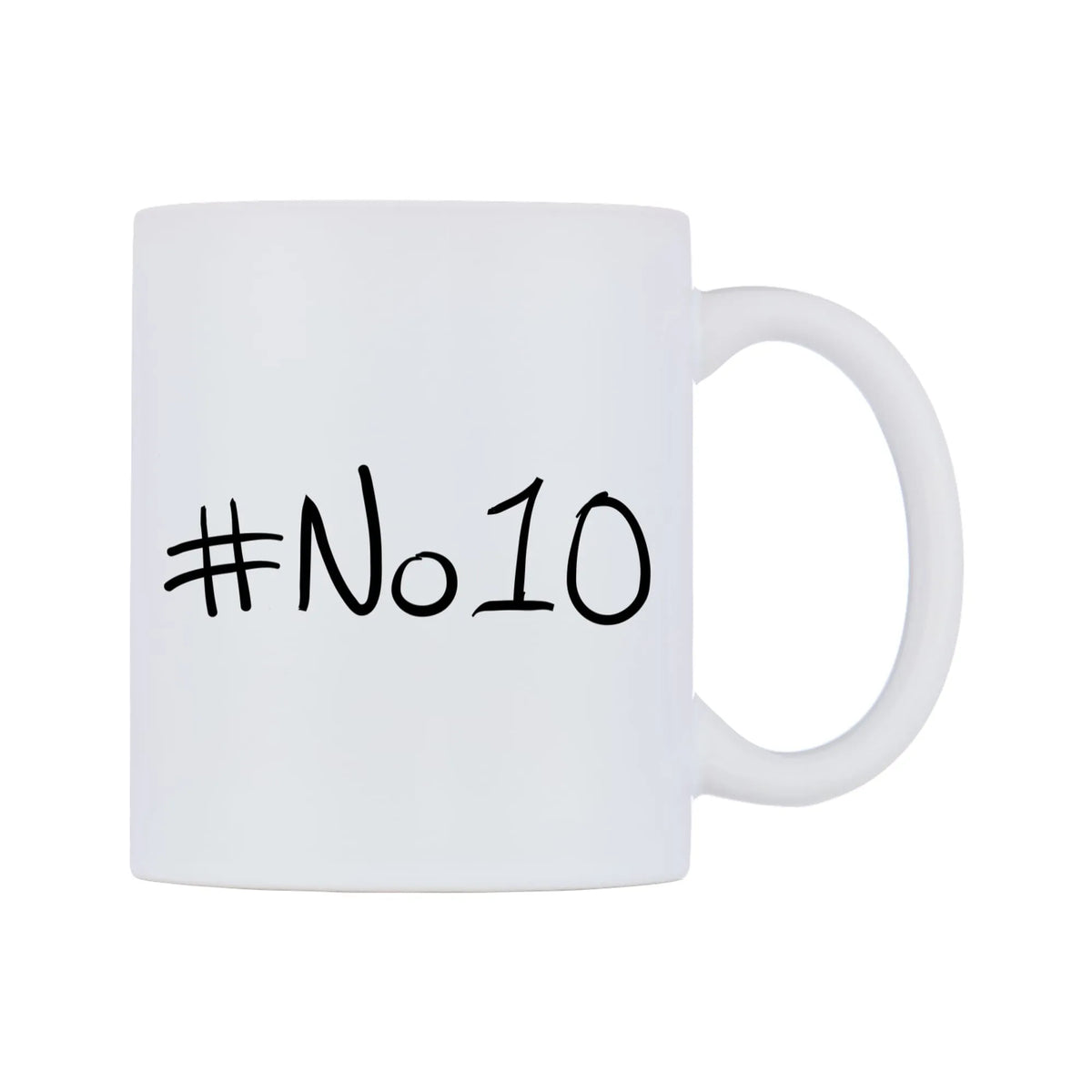 No10 Mug — mug, left side, on a white background