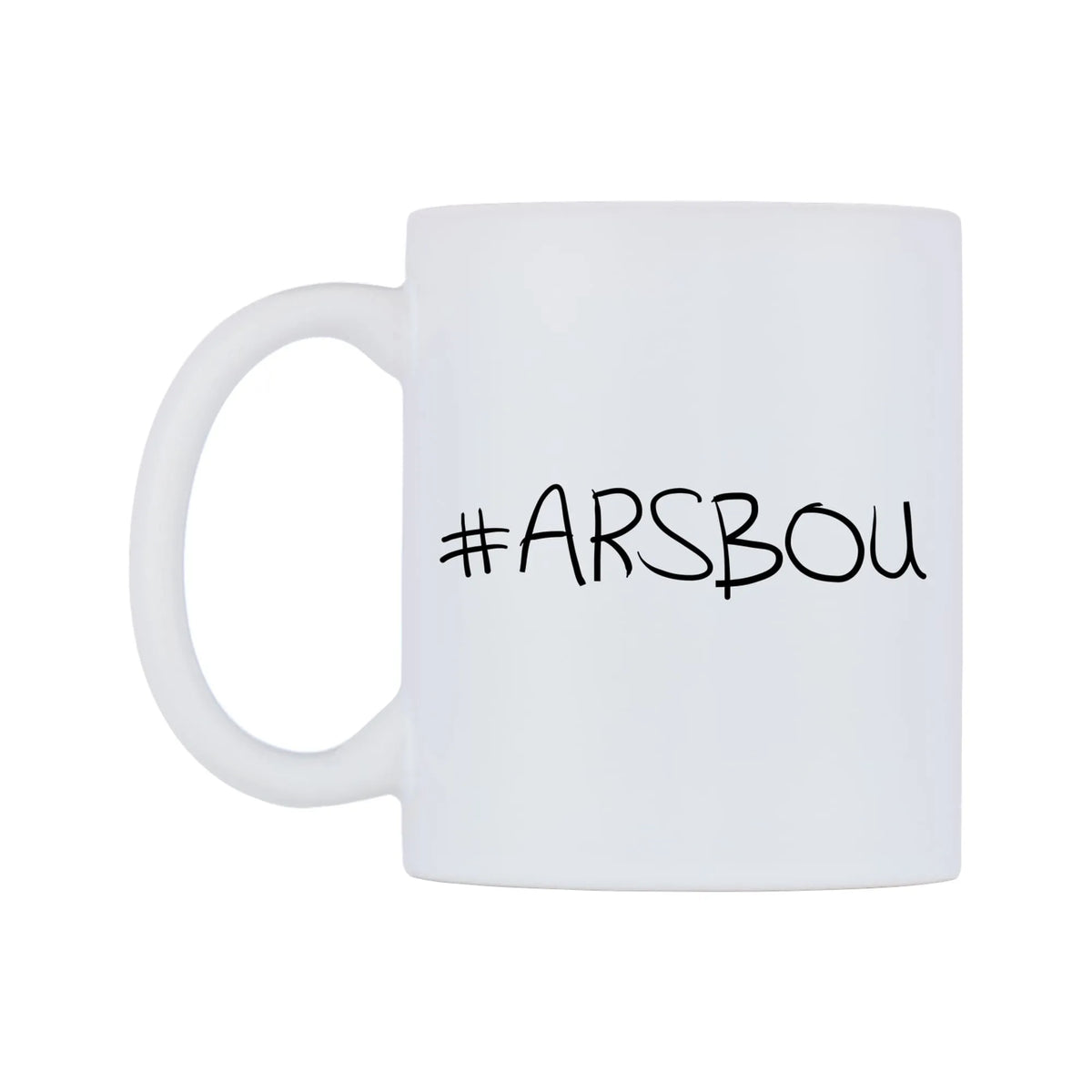 ARSBOU Mug — mug, right side, on a white background