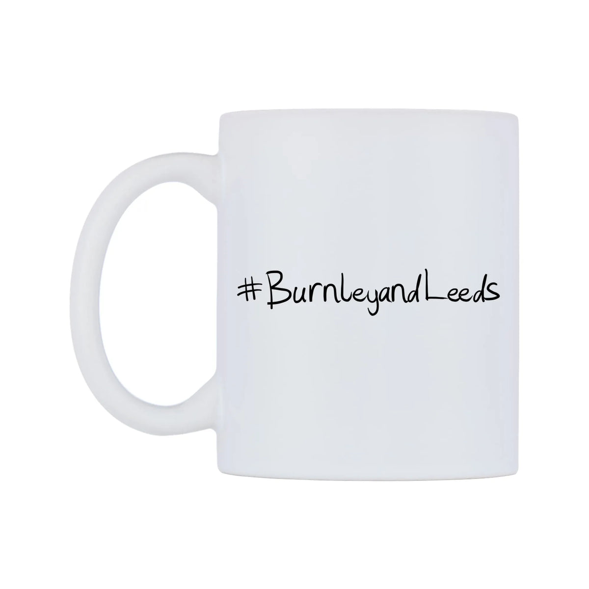 BurnleyandLeeds Mug — mug, right side, on a white background