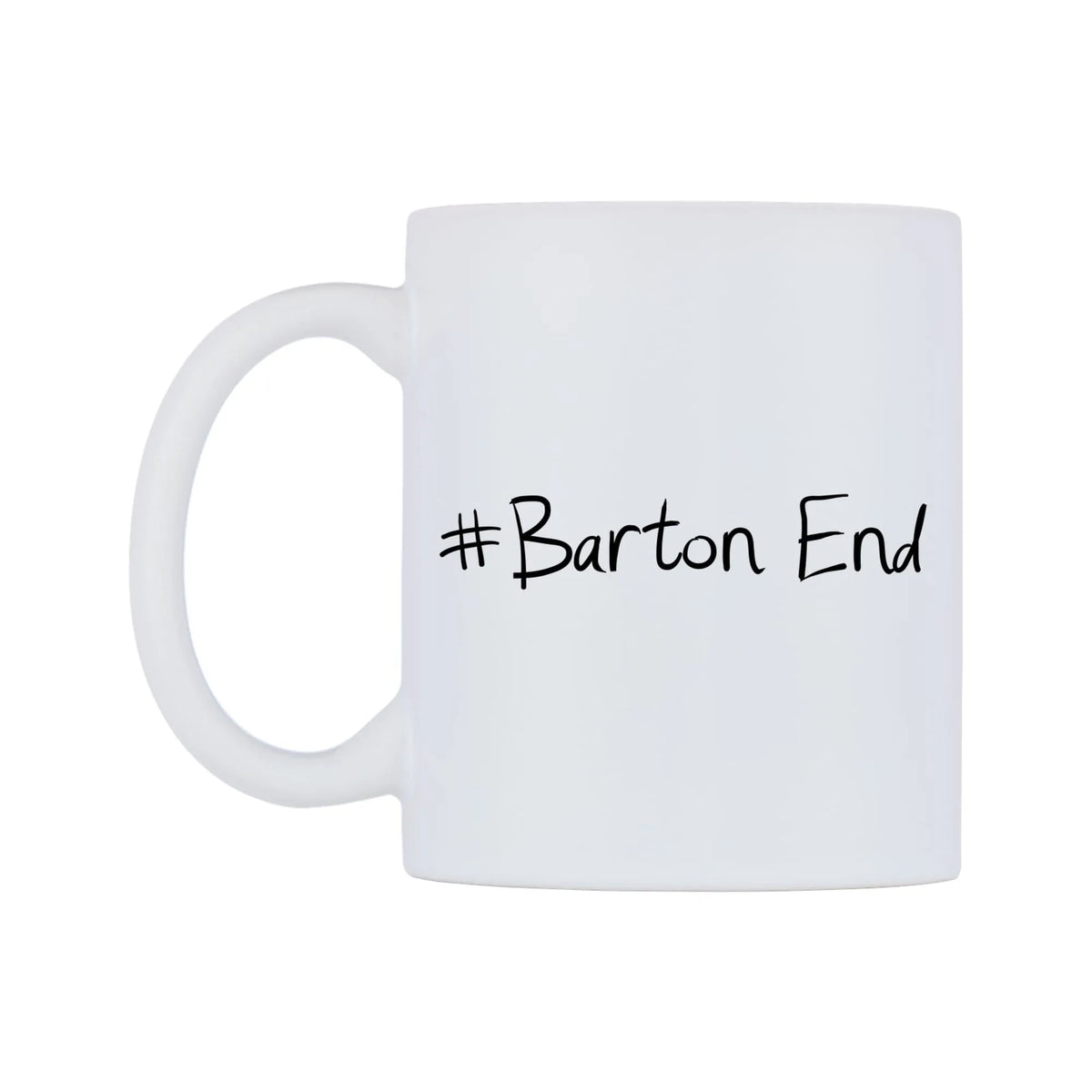 Barton End Mug — mug, right side, on a white background
