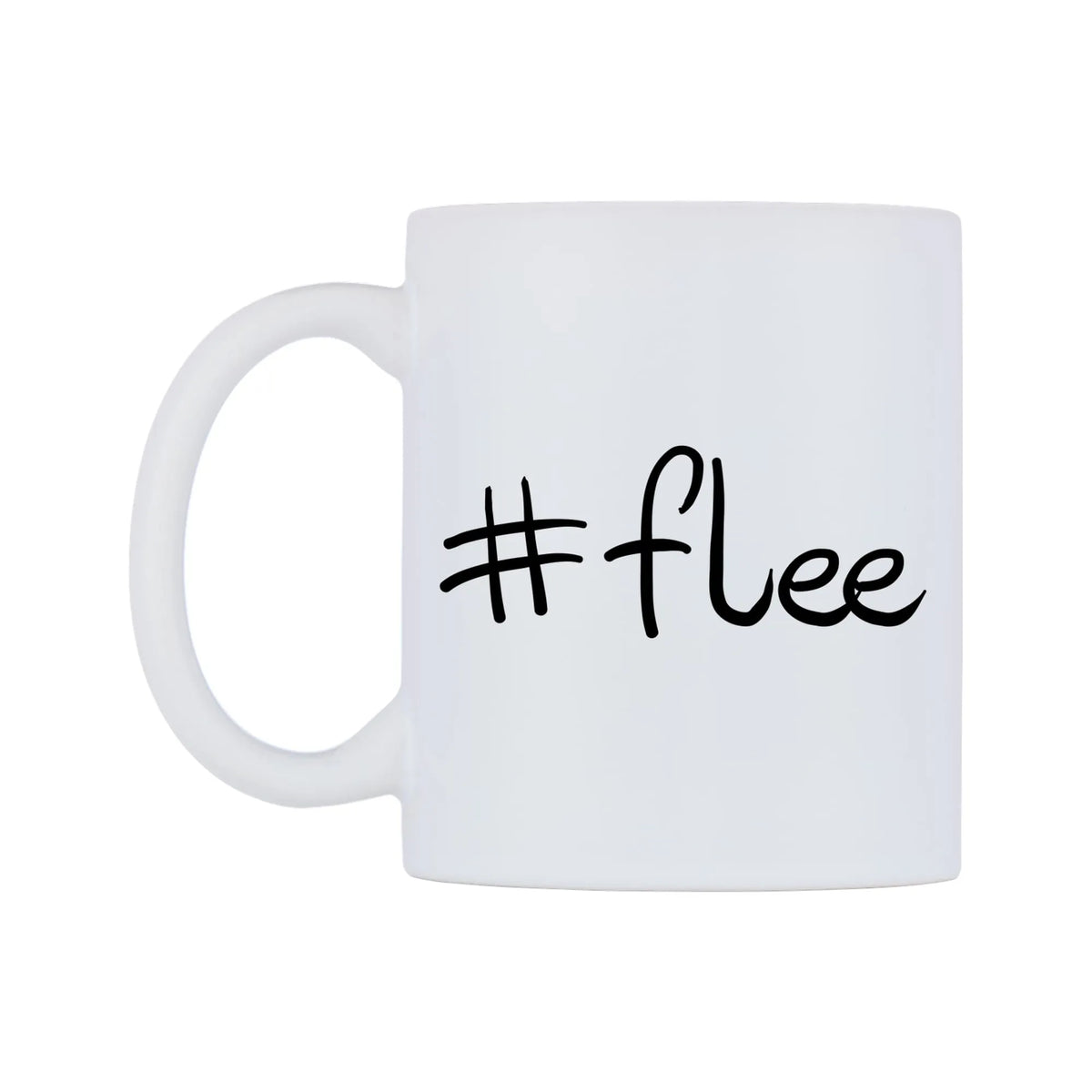 flee Mug — mug, right side, on a white background