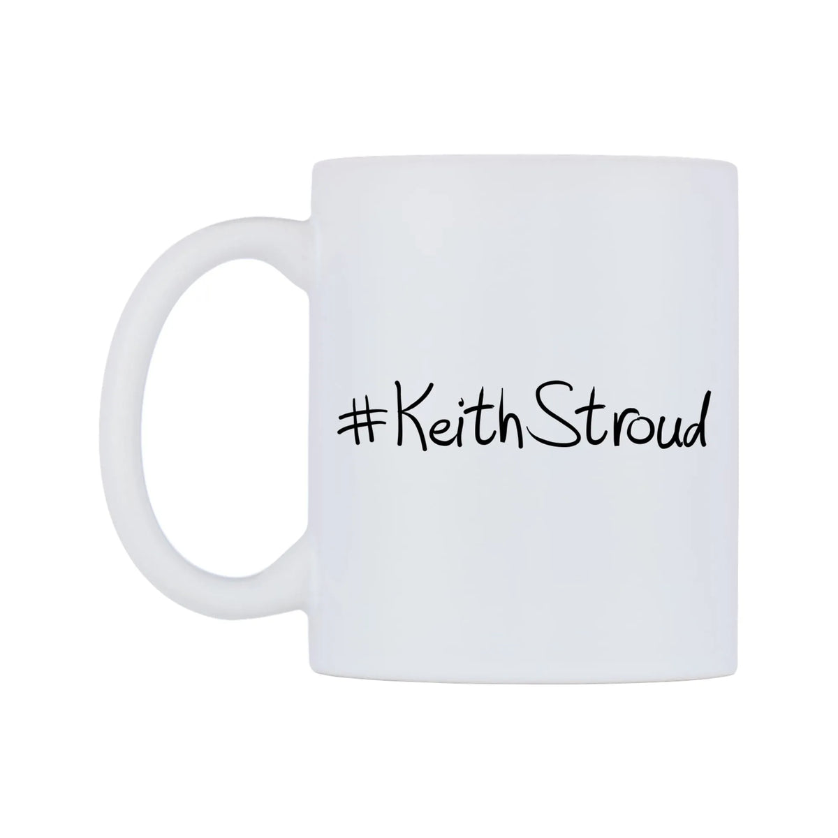 KeithStroud Mug — mug, right side, on a white background
