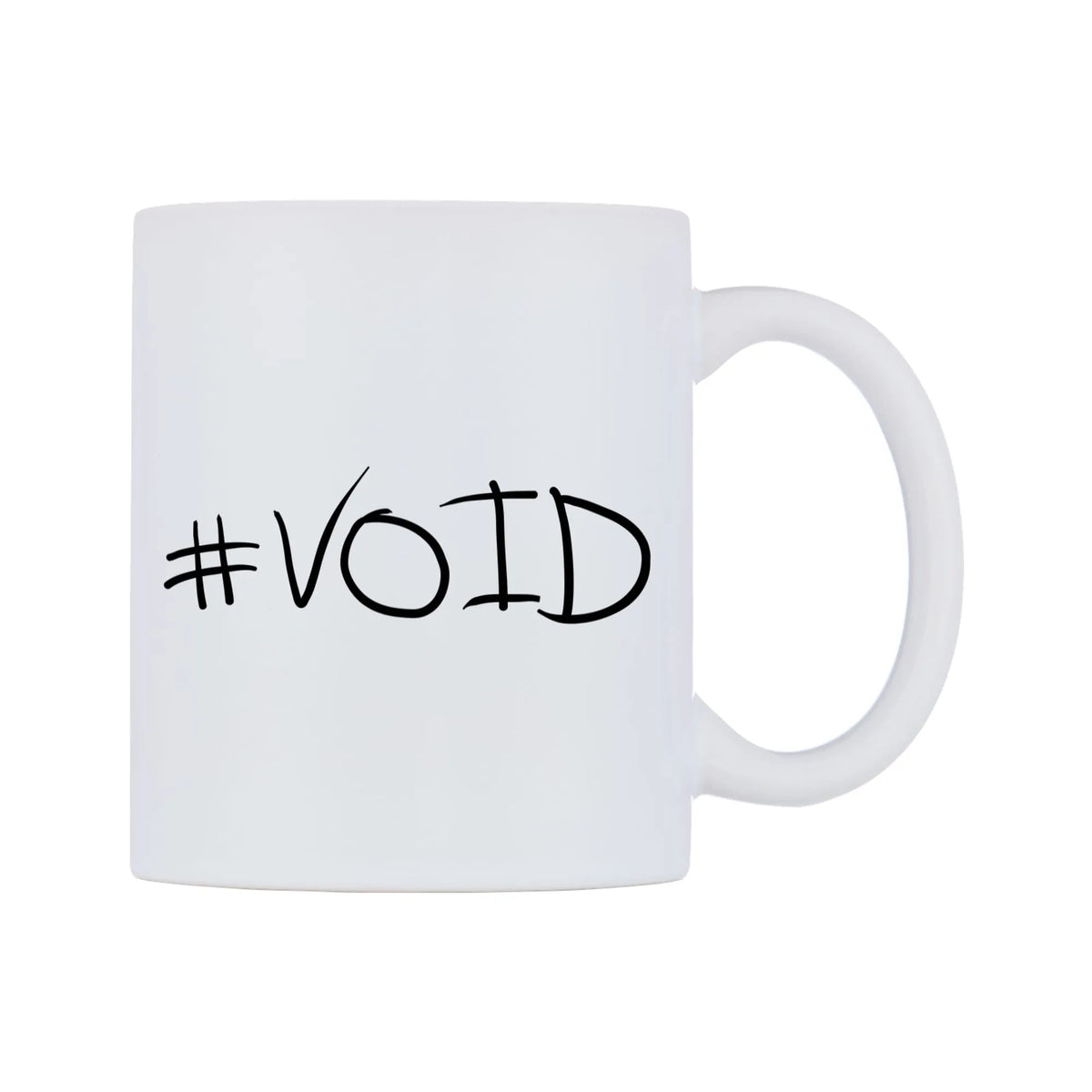 VOID Mug — mug, left side, on a white background