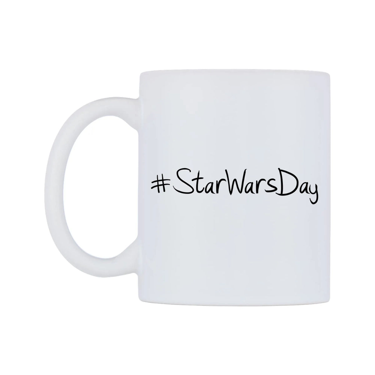 StarWarsDay Mug — mug, right side, on a white background