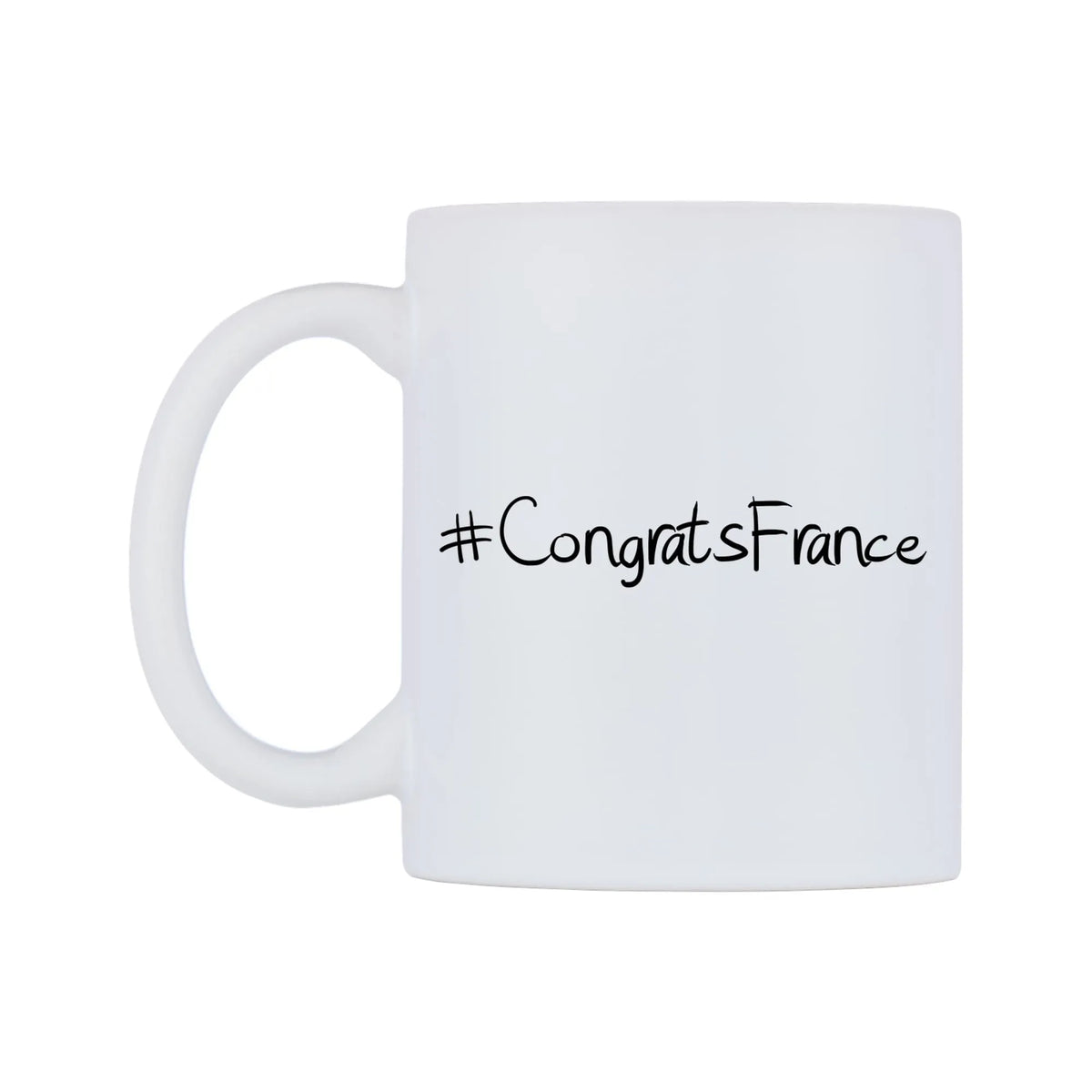 CongratsFrance Mug — mug, right side, on a white background