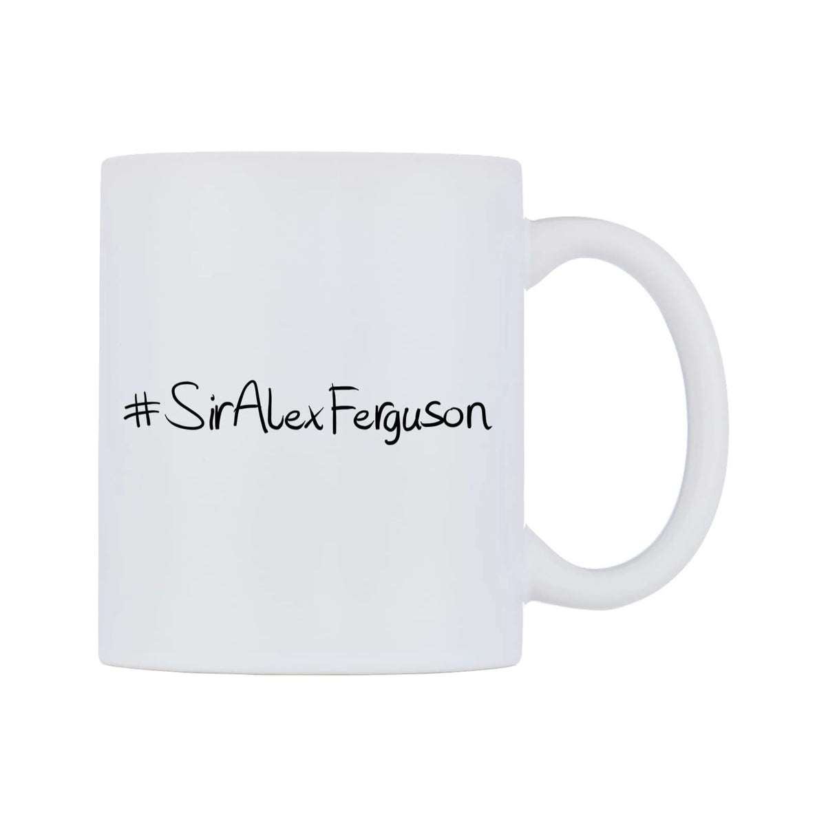 SirAlexFerguson Mug — mug, left side, on a white background