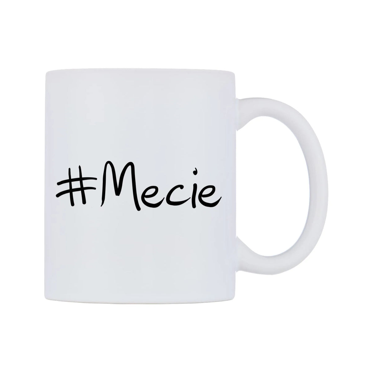 Mecie Mug — mug, left side, on a white background