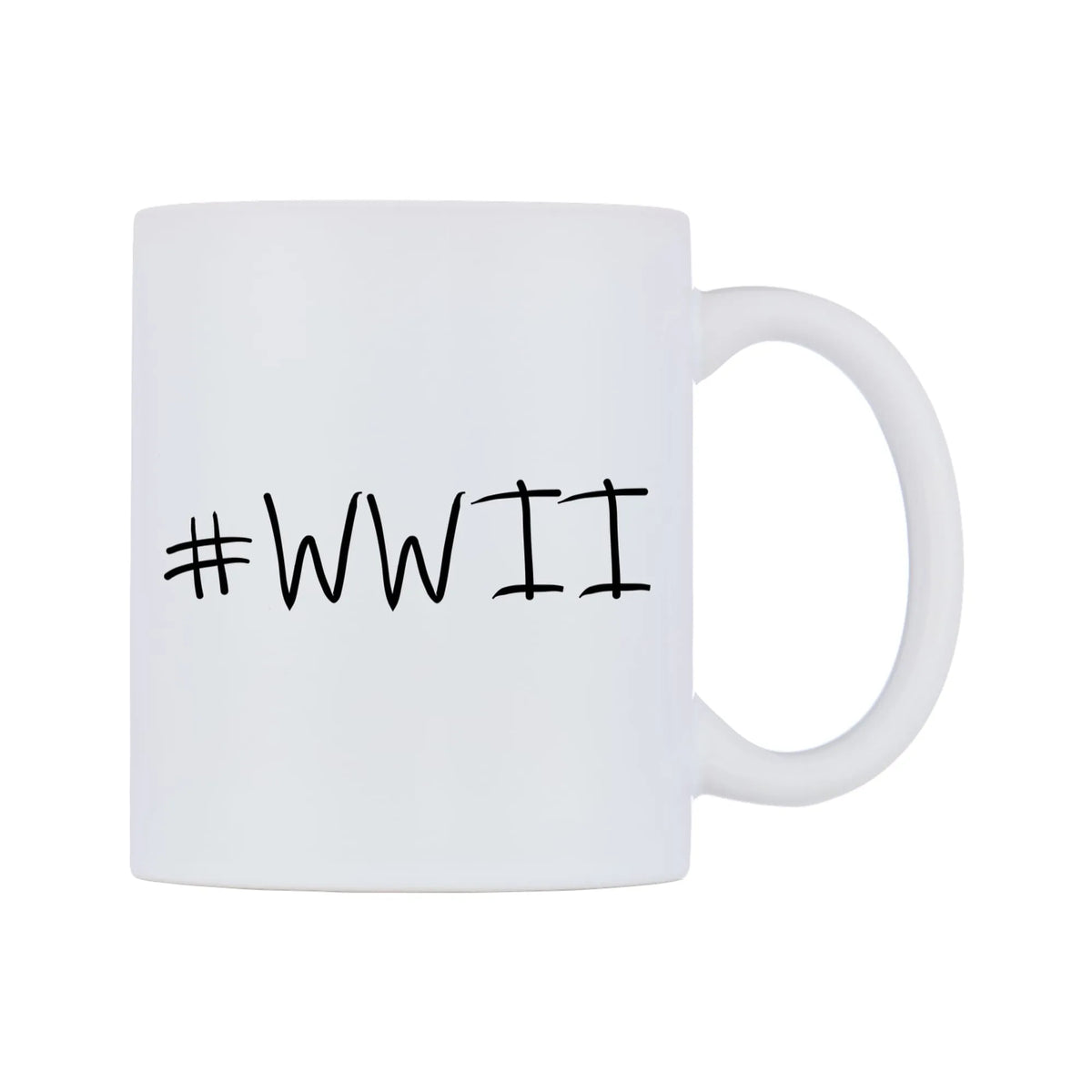 WWII Mug — mug, left side, on a white background