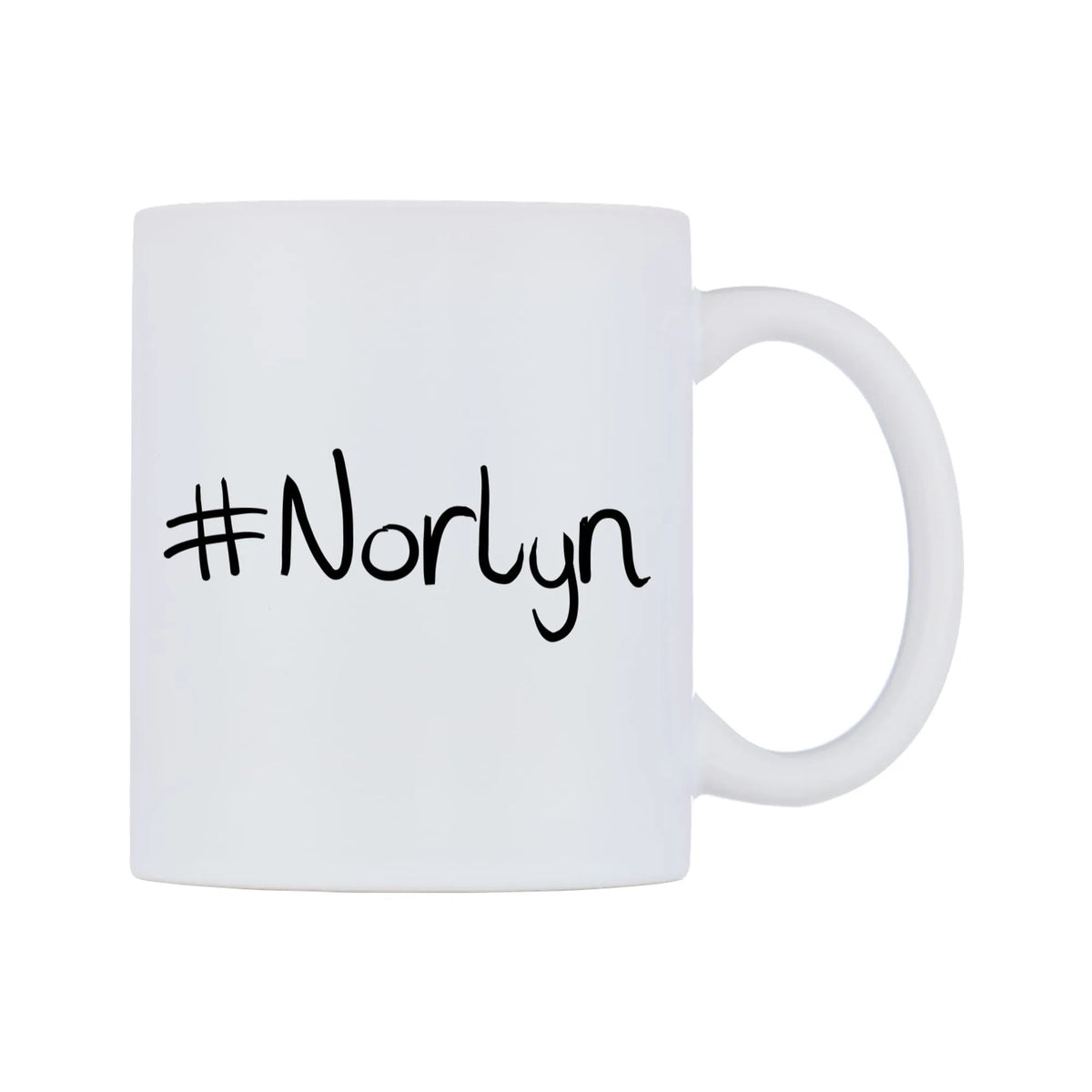 Norlyn Mug — mug, left side, on a white background