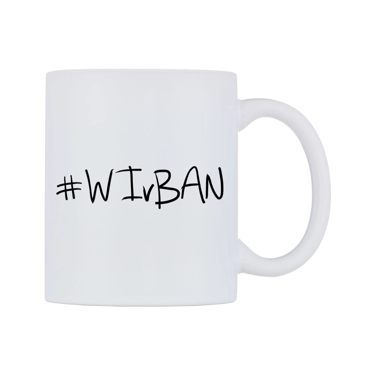 WIvBAN Mug — mug, left side, on a white background