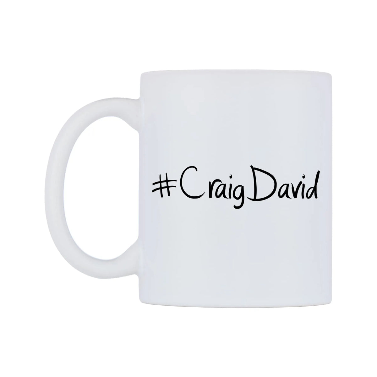 CraigDavid Mug — mug, right side, on a white background