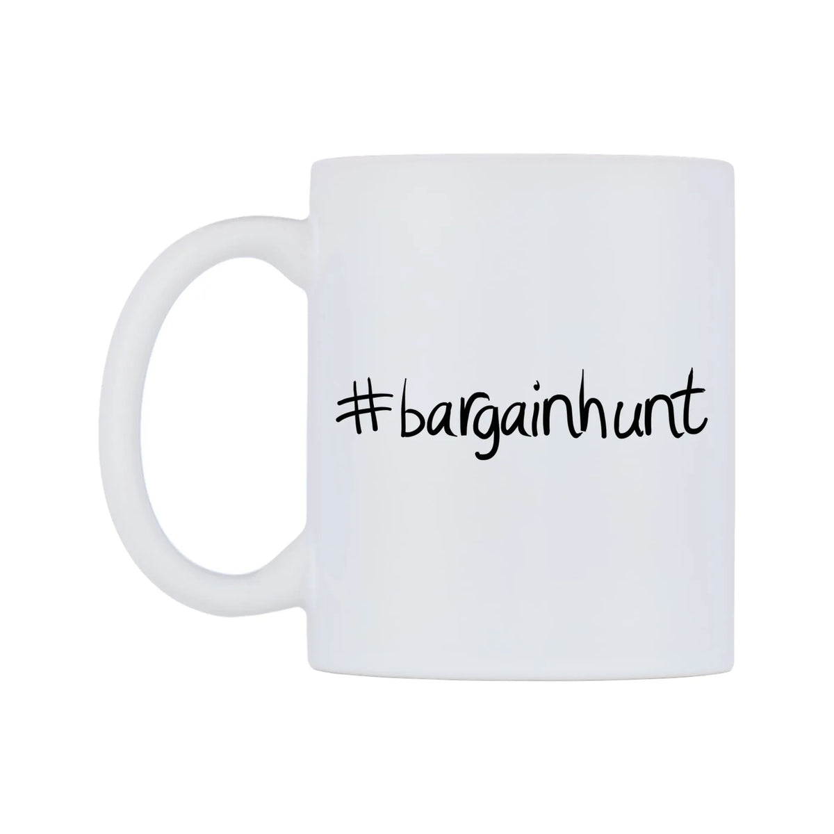 bargainhunt Mug — mug, right side, on a white background