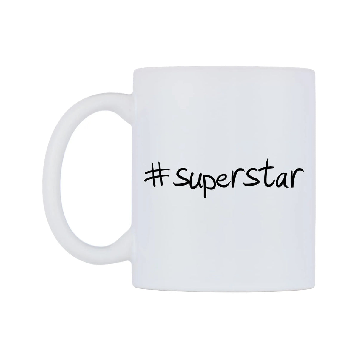 superstar Mug — mug, right side, on a white background