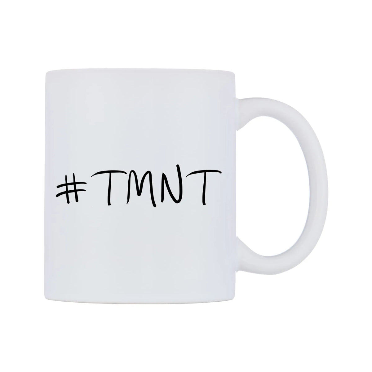 TMNT Mug — mug, left side, on a white background