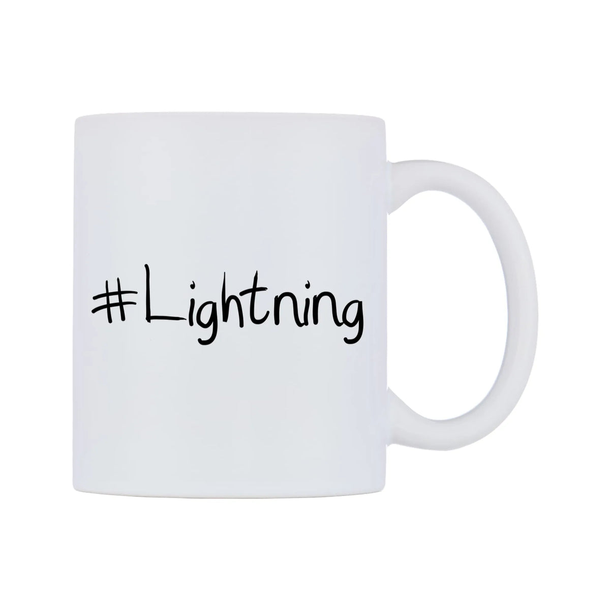 Lightning Mug — mug, left side, on a white background