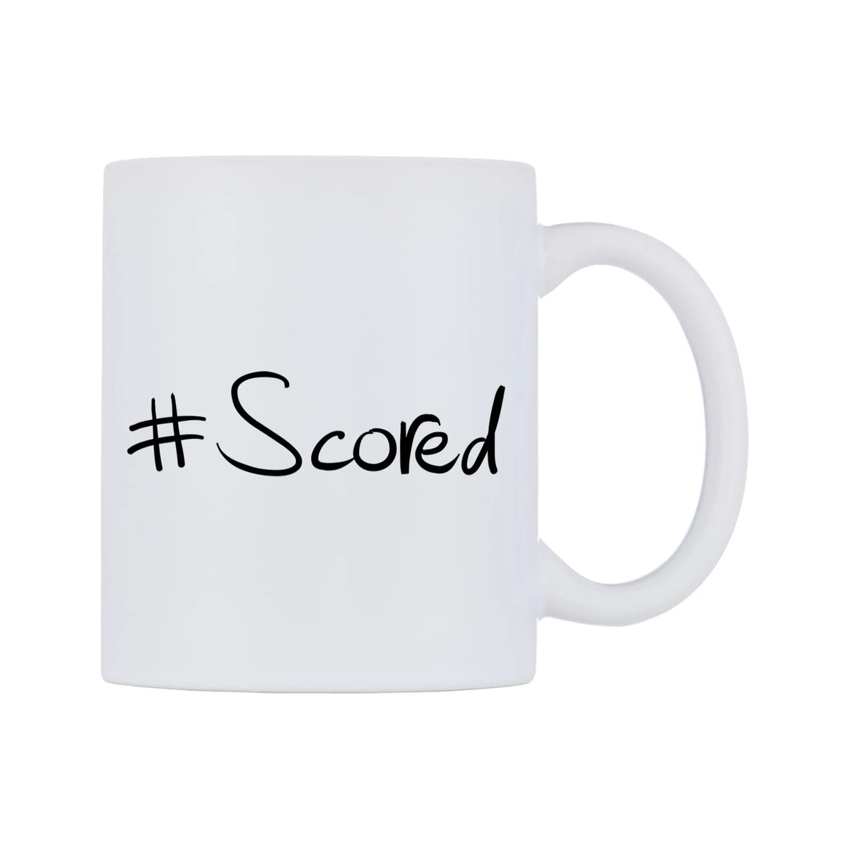 Scored Mug — mug, left side, on a white background