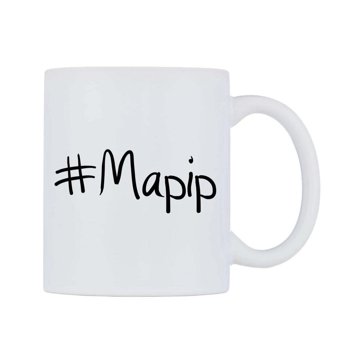 Mapip Mug — mug, left side, on a white background