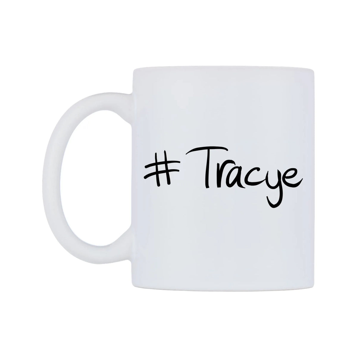 Tracye Mug — mug, right side, on a white background